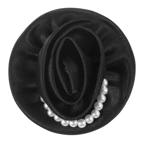 Healeved Blumenbrosche für Frauen Stoffrose mit Perlen Perfektes Accessoire für Hochzeitskleider Geburtstagsfeiern Stilvolle Outfits von Healeved