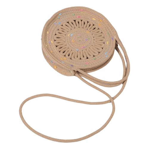 Healeved Boho Crossbody Handtasche: Kleine Crossbody Tasche Minimalistisch - Sommer Strandtasche - Gewebte Schultertasche mit Riemen - Boho Reise Clutch für Frauen von Healeved