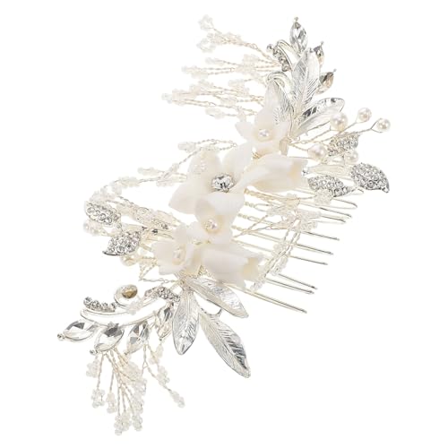 Healeved Braut Haar Kamm Elegante Haar Schmuck Haar Zubehör Hochzeit Party Legierung Material von Healeved