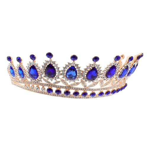 Healeved Geburtstagsaccessoire Stil Krone Stirnband Hochzeit Braut Haarschmuck Mode Dekoration von Healeved