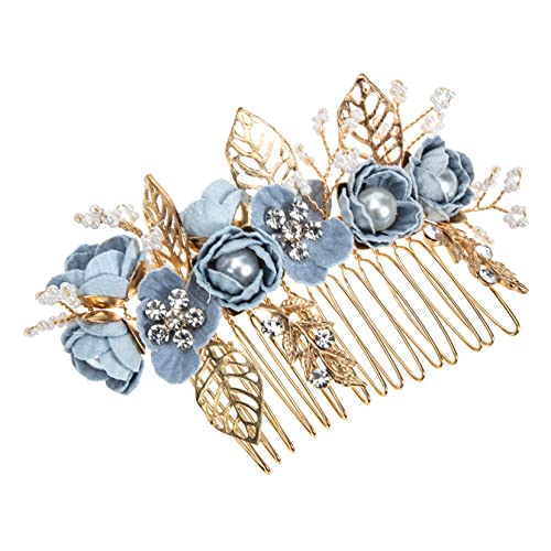 Healeved Blumen-haarkamm Für Die Seite Für Hochzeiten Mädchen Braut Hochzeit Haarteil Zarter Blumen-haareinsatzkamm von Healeved