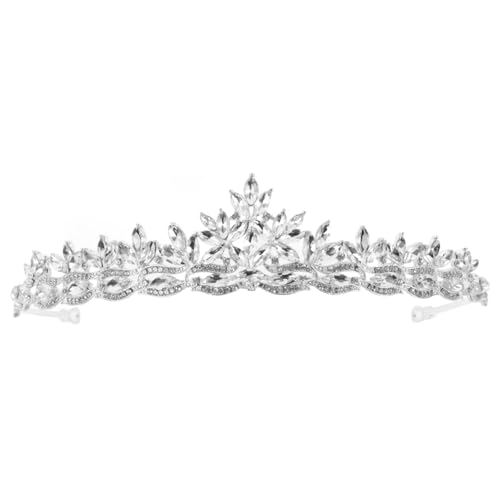 Healeved Brautkrone Hochzeit Strass Krone Kopfschmuck Braut Stirnband Hochzeit Tiara Frauen Diadem Bräutigam Hochzeitsschmuck Anlass von Healeved