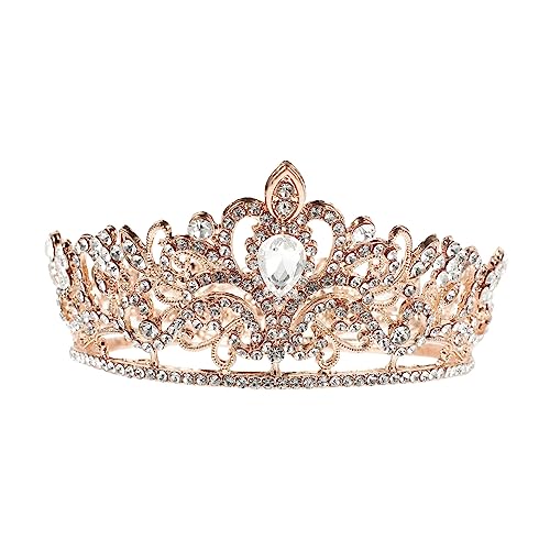 Healeved Vintage Braut Hochzeitskleid Accessoire Braut Hochzeit Schmuck Kopfschmuck Krone Für Die Braut von Healeved