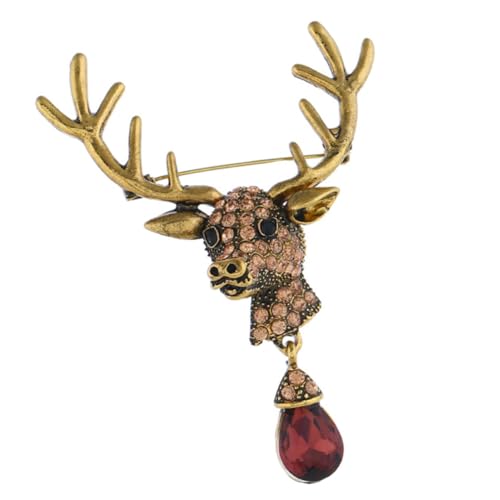 Healeved Brosche Aus Legierung Pin Dekorative Anstecknadel Für Kleidung Schal Hüte Tierbrosche Mit Reh Design Für Damen Herren Healeved Brosche Aus Legierung Pin Dekorative Anstecknadel Für Kleidung Schal Hüte Tierbrosche Mit Reh Design Für Damen Herren von Healeved