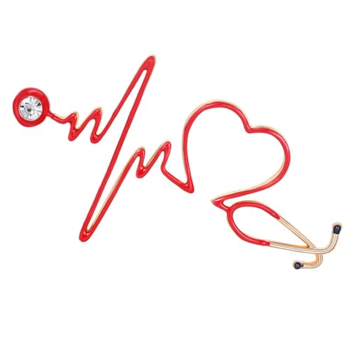 Healeved Brosche Anstecknadel aus Langlebiger Legierung Stilvolle Dreidimensionale Reversnadel für Kleidung Schals Taschen Modisches Geschenk für Mediziner und Pflegekräfte von Healeved