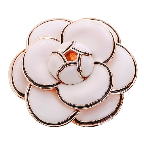 Healeved Brosche Legierung für Damen Blütenform Anstecknadel für Business Partys und Alltag Vielseitig Kombinierbar mit Kleidung Taschen und Accessoires von Healeved