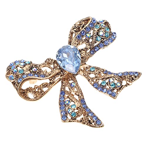 Healeved Bowknot Reversnadel Brosche Pin Für Kleider Strickjacken Schals Tücher Hochzeit Urlaub Party Hautverträglich Robust von Healeved