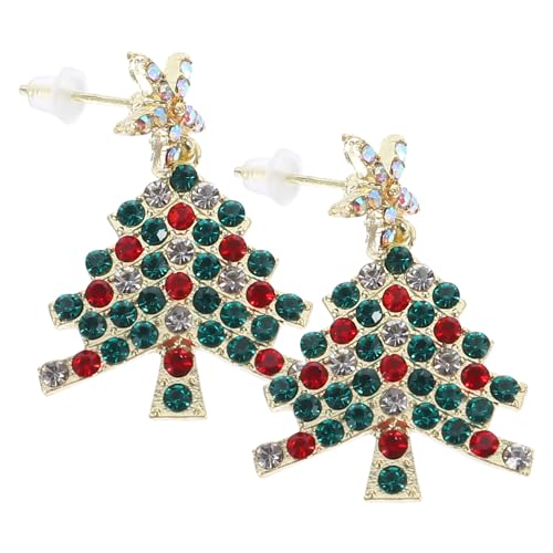 Healeved Bunte Weihnachtsbaum Ohrstecker für Damen und Teenager Leicht und Hautfreundlich Kreative Ohrschmuck für Festtage Party und Alltag Geschenkidee Healeved Bunte Weihnachtsbaum Ohrstecker für Damen und Teenager Leicht und Hautfreundlich Kreative Ohrschmuck für Festtage Party und Alltag Geschenkidee von Healeved