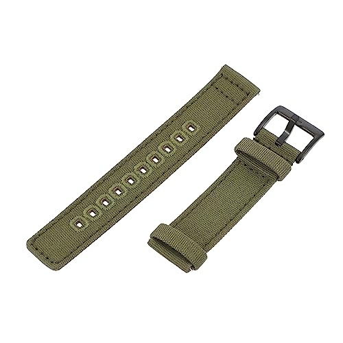 Healeved 20mm Canvas Uhrenarmband für Smartwatch Schnellverschluss Armband Leicht und Kratzfest Verstellbar für Herren Damen für Reisen und Freizeit von Healeved