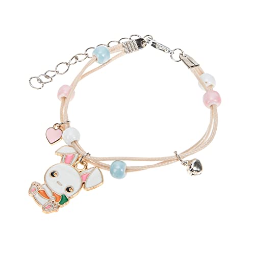 Healeved Cartoon Armband für Süßes Hasen Design Verstellbar Modischer Armschmuck für für Schulanfang Geburtstagsfeiern Hautfreundlich von Healeved