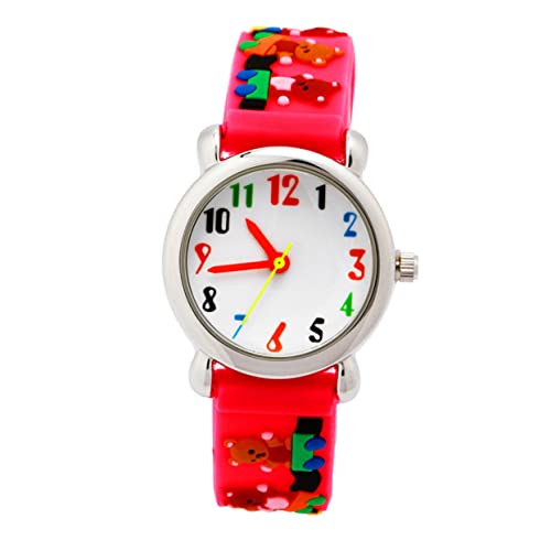 Healeved 3D Kinderuhr Cartoon Design Umweltfreundliches Material Armbanduhr für Jungen und Mädchen Ergonomisch als Geburtstags von Healeved