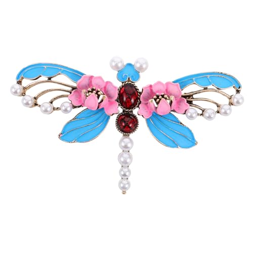 Healeved Chinesischer Stil Brosche Libelle Dekorativer Schal Anstecker Vielseitiger Nationalstil Schmuck Eleganter Anstecknadel für Hanfu Kleid Taschen für Frauen von Healeved