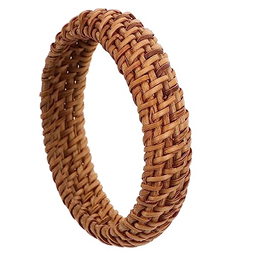 Healeved Rattan Armreif Für Damen Gewebter Armreif Bohemia Stil Handgelenk Accessoire Für Frauen von Healeved