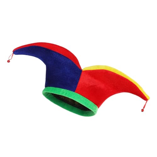 Healeved Clown Party Kostümhut Lustige Clownhutfestival -feier Parade Clown Hut Karneval Dress Up Clown Hut Für Cosplay Tragbare Clownhut von Healeved