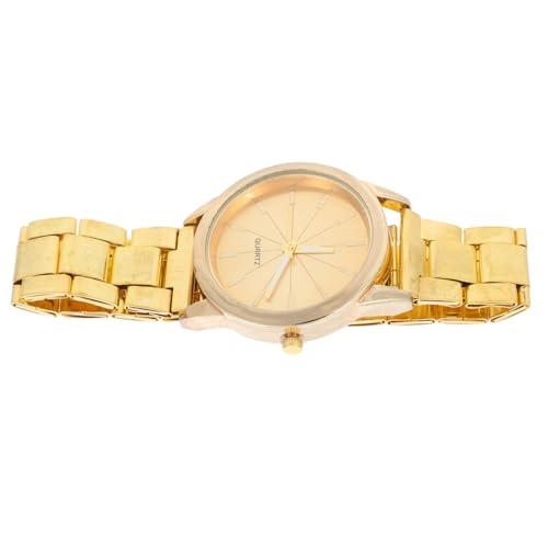 Healeved Damen Armbanduhr Quarzuhr für Business Freizeit Goldfarbenes Design Langlebig Perfektes für Besondere Anlässe von Healeved