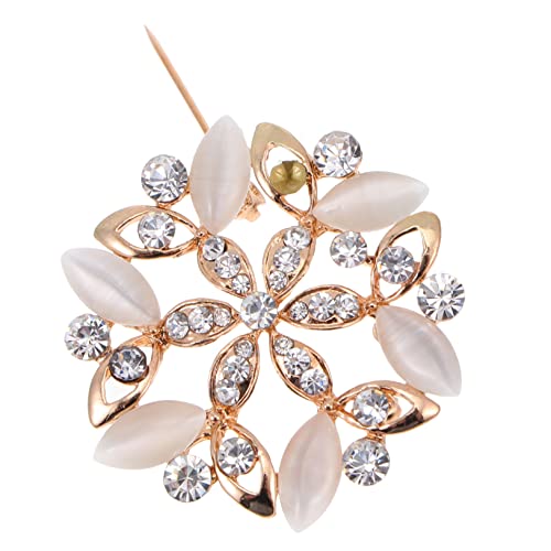 Healeved Einzigartige Brosche Aus Legierung Kleidungsdekoration Dekorative Stoffnadel Broschengeschenk Brustnadel Mit Chic Blumen-design Modisch Und Elegant Für Anzüge Oder Kleider von Healeved