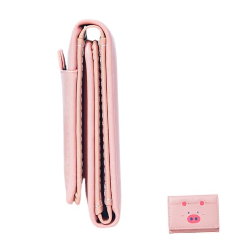 Healeved Damen Clutch Geldbörse Cartoon Portemonnaie mit Münzfach Modisches Kartenetui für Frauen Praktischer Begleiter für Reisen Shopping Leicht Kompakt von Healeved