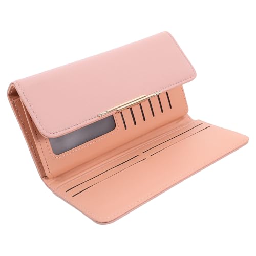 Healeved Damen Geldbörse Lang Clutch aus PU Material Große Kapazität mit Mehreren Kartenfächern Münzfach und Vielseitigem Stauraum Stilvolle Geldtasche für Frauen und Alltag von Healeved