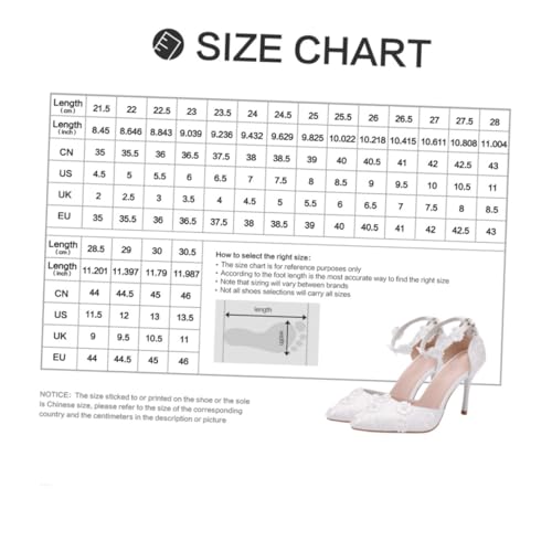 Healeved Damen High Heels Sandalen Weiß Pointed Toe Modische Absatzschuhe Klassisch Chic Für Party Büro Und Festliche Anlässe von Healeved