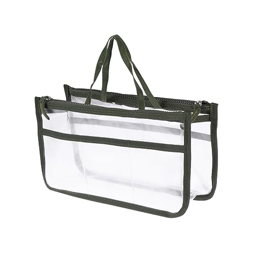 Healeved wasserdichte PVC Kosmetiktasche Für Transparente Aufbewahrungstasche Für Toilettenartikel Und Make-up Für Damen Und Grün Healeved wasserdichte PVC Kosmetiktasche Für Transparente Aufbewahrungstasche Für Toilettenartikel Und Make-up Für Damen Und Grün von Healeved