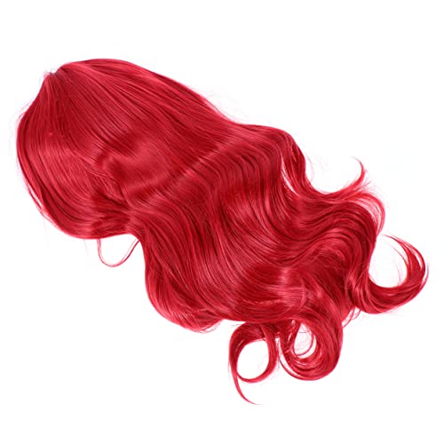 Healeved Damen Langhaar Perücke mit Farbverlauf Synthetische Weiche Wellige Cosplay Party Haarverlängerung Natürlich Wirkendes Leichtes Haarteil für Kostüm und Alltag von Healeved