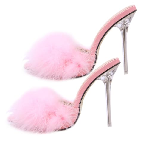 Healeved Damen Outdoor Sandalen Spitz Zehen Design Komfortabel Modisch Sommer High Heels Stilvolle Römische Hohe Absätze Für Partys und Alltag von Healeved