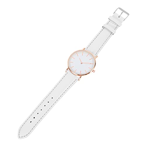Healeved Pu-Armbanduhr Für Damen Lässige Damen Pu-gürteluhr Schlichtes Design Leicht Und Angenehm Für Mädchen Und Frauen Passt Sich Handgelenken von Healeved