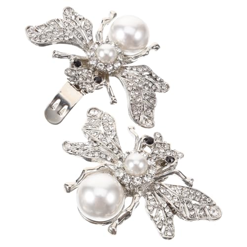 Healeved Damen Schuhclips Abnehmbare Bienenform Schuhschmuck aus Robustem Zinklegierung Dekorative Clips für Pumps und Flache Schuhe Einfache Anbringung Modische Schuhdekoration für von Healeved