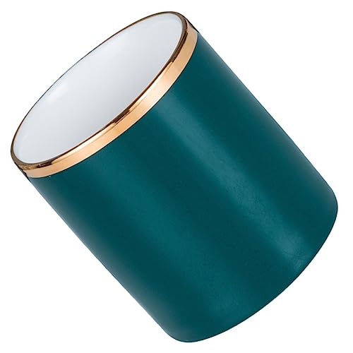 Healeved Keramik Stiftehalter Bleistifthalter für Schreibtisch Organizer für Schreibwaren und Make Up Pinsel Tragbar Großes Fassungsvermögen für Home Office und Büro von Healeved