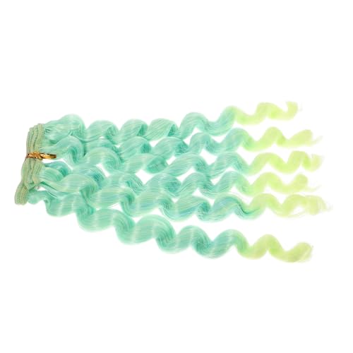 Healeved Dekorative Lockige Puppenperücke aus Hitzebeständigem Hochtemperatursilikon Lang Wiederverwendbar Leicht zum Stylen und Verschönern von DIY puppen Healeved Dekorative Lockige Puppenperücke aus Hitzebeständigem Hochtemperatursilikon Lang Wiederverwendbar Leicht zum Stylen und Verschönern von DIY puppen von Healeved