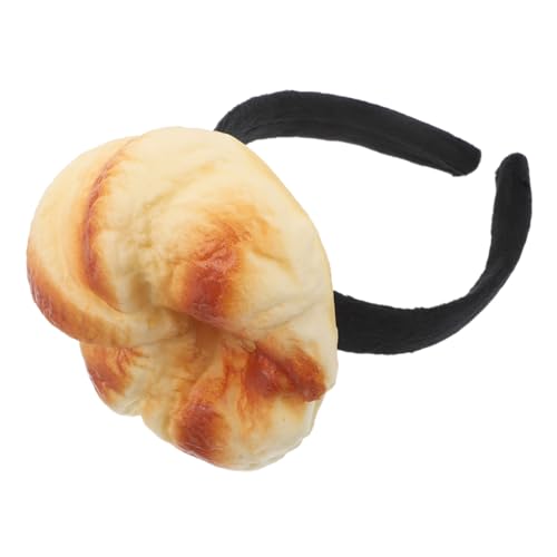 Healeved Dessert-essen-stirnband Mit Realistischem Croissant-design Süßer Brot-cartoon-haarreif Als Essen-kostüm-haarreif Für Partys Und Halloween Leicht Und Bequemes Stirnband Als von Healeved