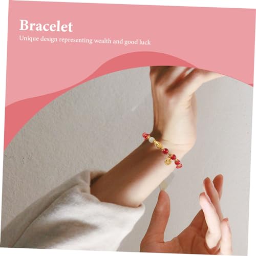 Healeved Drachenjahr Armband Rotes Seil Einstellbares Chinesisches Glücksarmband Robuste Verarbeitung Passend für Drachen Geborene Healeved Drachenjahr Armband Rotes Seil Einstellbares Chinesisches Glücksarmband Robuste Verarbeitung Passend für Drachen Geborene von Healeved