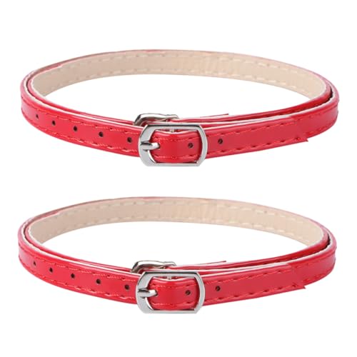 Healeved Drop Cross Ankle Straps für High Heels Elastische PU Schuhbänder Leicht Abnehmbar Angenehm für Damen Passend für Schuhgrößen von Healeved