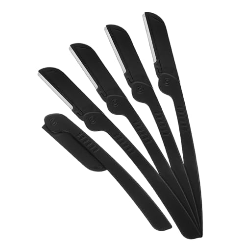 Healeved Kompakter Gesichtsrasierer Aus Edelstahl Wiederverwendbares Rasierwerkzeug Zum Formen Von Augenbrauen Und Trimmen Von Bart Für Männer Und Frauen von Healeved