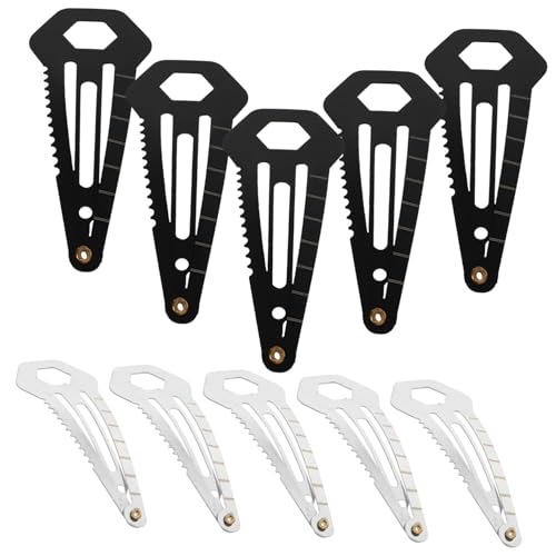 Healeved 10stücke Multifunktionale Haarspangen Aus Silber Schwarz Rutschfeste Haarnadeln Für Damen Für Verschiedene Stylings Und Anlässe von Healeved