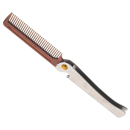 Healeved Edelstahlbartkamm faltbare Bürste Bartbürste rasieren Borste Rasierer Körperpflege Bartbürsten für Männer männliches Rasierpinselwerkzeug Bürste für Bartmänner Rostfreier Stahl Healeved Edelstahlbartkamm faltbare Bürste Bartbürste rasieren Borste Rasierer Körperpflege Bartbürsten für Männer männliches Rasierpinselwerkzeug Bürste für Bartmänner Rostfreier Stahl von Healeved