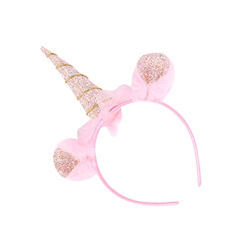 Healeved Einhorn Haarband Für Glitzernde Party Kopfbedeckung Für Geburtstagsfeiern Festliche Anlässe Und Fotografie Zubehör üßes Einhorn Design von Healeved