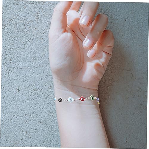 Healeved Einstellbares Evil Eye Armband Damen Modisches Böser Blick Schmuck Leichtes Komfortables Handgelenk und Fußkettchen Einzigartiges Design für Alltag und Party für Frauen von Healeved