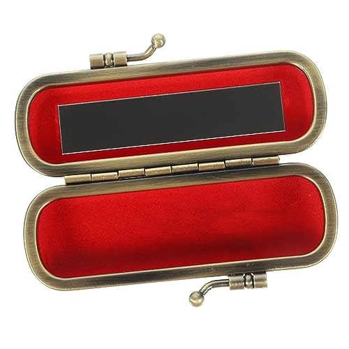 Healeved Lippenstift-Box Tragbar Für Damen Aufbewahrungshalter Lippenstift Kleiner Behälter Mit Spiegel Zum Aufbewahren Sauber Und Organisiert von Healeved