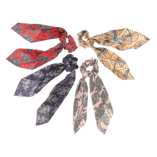 Healeved 4stücke Boho-stil Haarschmuck-schal Haargummis Haarschmuck-ringe Langes Für Frauen Damen von Healeved