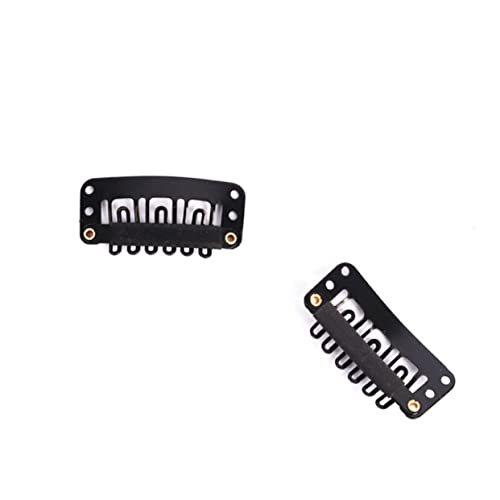 Healeved Elegantes Schwarzes Haarspangen-set 45-teilig 3 2 Cm Sechszackige Haarnadel-clips Mit Metallfarbe Haar-accessoires Für Damen von Healeved