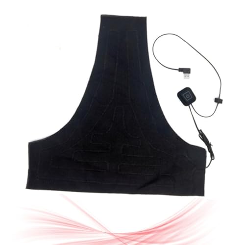 Healeved Elektrisches Heizkissen Mit Verstellbarem Pad Usb-waschbare Heizweste Für Winter Temperaturregelung Mobile Warme Ausrüstung Schwarz von Healeved