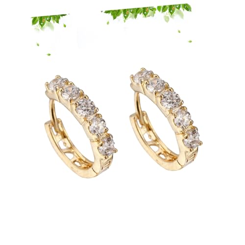 Healeved Elektroplattierte Zirkonia Ohrstecker für Damen und Mädchen Modische Langlebige Messingohrringe Komfortabel als für Geburtstag und Hochzeit Healeved Elektroplattierte Zirkonia Ohrstecker für Damen und Mädchen Modische Langlebige Messingohrringe Komfortabel als für Geburtstag und Hochzeit von Healeved