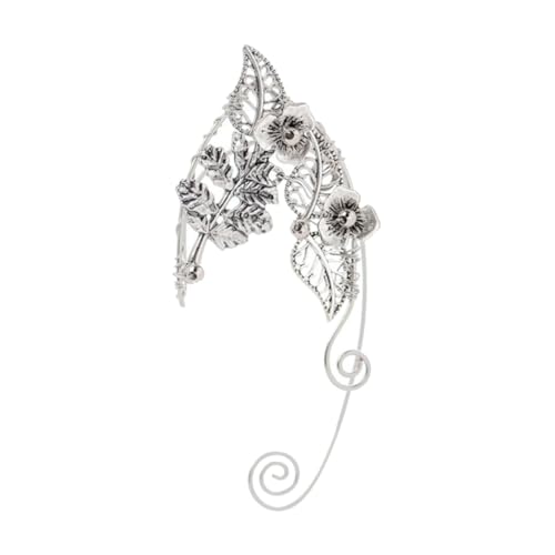 Healeved Elf Ohrclip Piercing Damen Ohrklemme Elfenohren Schmuck für Kostüm Party Cosplay Einzigartiges Ohrmuschel Design Komfortabler Knorpelclip aus Hochwertiger für Festtage und von Healeved