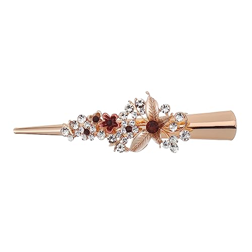 Healeved Entenschnabel-Clip Haar haar spangen hairclip Haarspangen mit Entenzähnen Haarschmuck für Damen kapuzenpullover damen modische Haarnadel Braut Haarspange Metall von Healeved