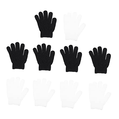 Healeved Ergonomisches Badetuch-set Mit Peeling-handschuhen – Schwarz – Perfekt Zum Duschen Und Körperpeeling von Healeved