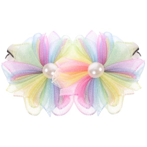 Healeved Haarspangen mit Blumenverzierung 4er-pack Haar-accessoires für Mädchen Jungen und Mädchen für Geburtstag und Halloween von Healeved