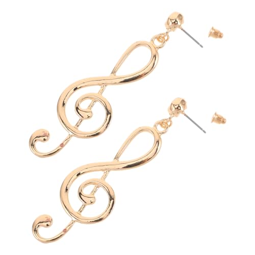 Healeved Extragroße Retro Musiknoten Ohrstecker Damen Vintage Ohrschmuck Goldfarbene Statement Studs für Partys Auffällige Kreative Ohrstecker Musikliebhaber Healeved Extragroße Retro Musiknoten Ohrstecker Damen Vintage Ohrschmuck Goldfarbene Statement Studs für Partys Auffällige Kreative Ohrstecker Musikliebhaber von Healeved