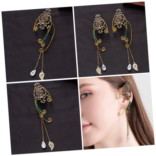 Healeved Fairy Ear Ohrmanschetten Piercing Leichter Ohrschmuck Zinklegierung mit Komfortabel und Hautfreundlich Modisches Accessoire für Damen Alltag und Party von Healeved