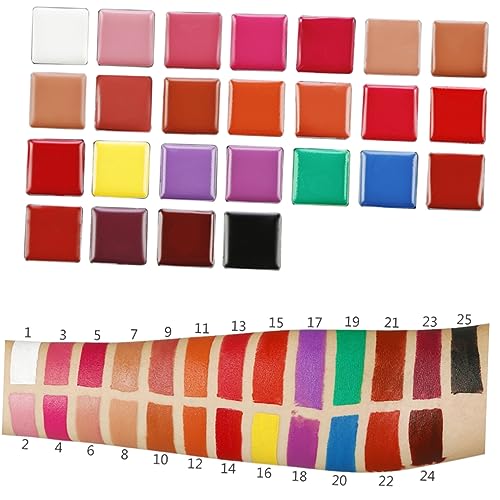 Healeved Farben Lippenstift Palette Make Up Set für Frauen Langanhaltend und Feuchtigkeitsspendend Vielseitige Lippenfarben mit Matter und Glänzender Textur für Tägliches Styling und von Healeved